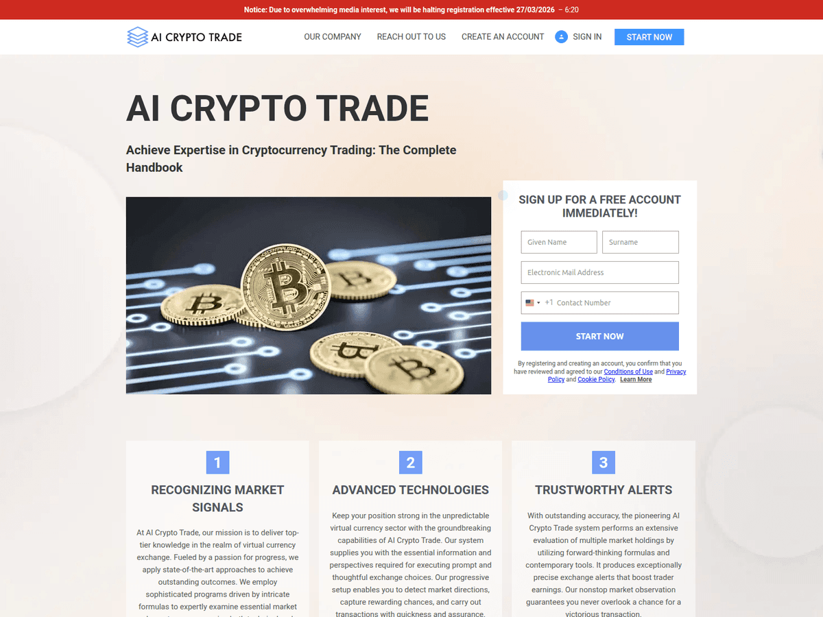 Screenshot der Webseite Uk Aicrypto (uk-aicrypto.site)