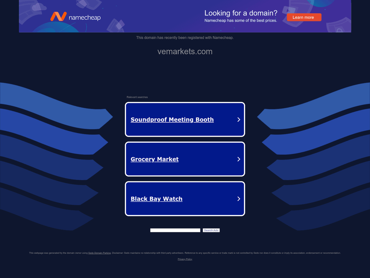Screenshot von Vemarkets