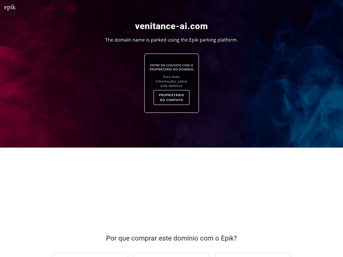 Screenshot von Venitance Ai
