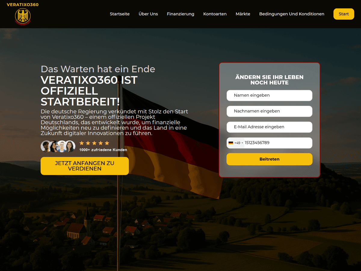 Screenshot von Veratixo360