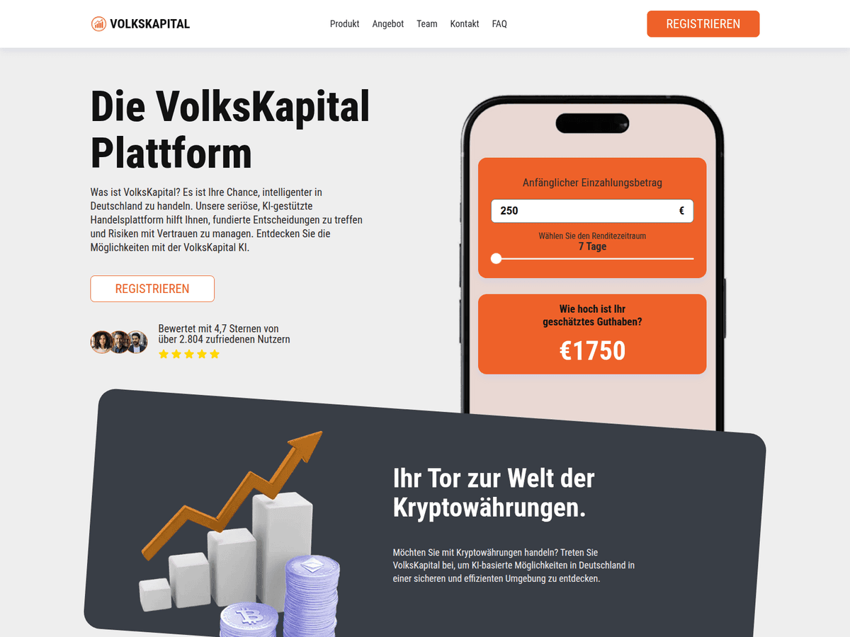 Screenshot von Volkskapital
