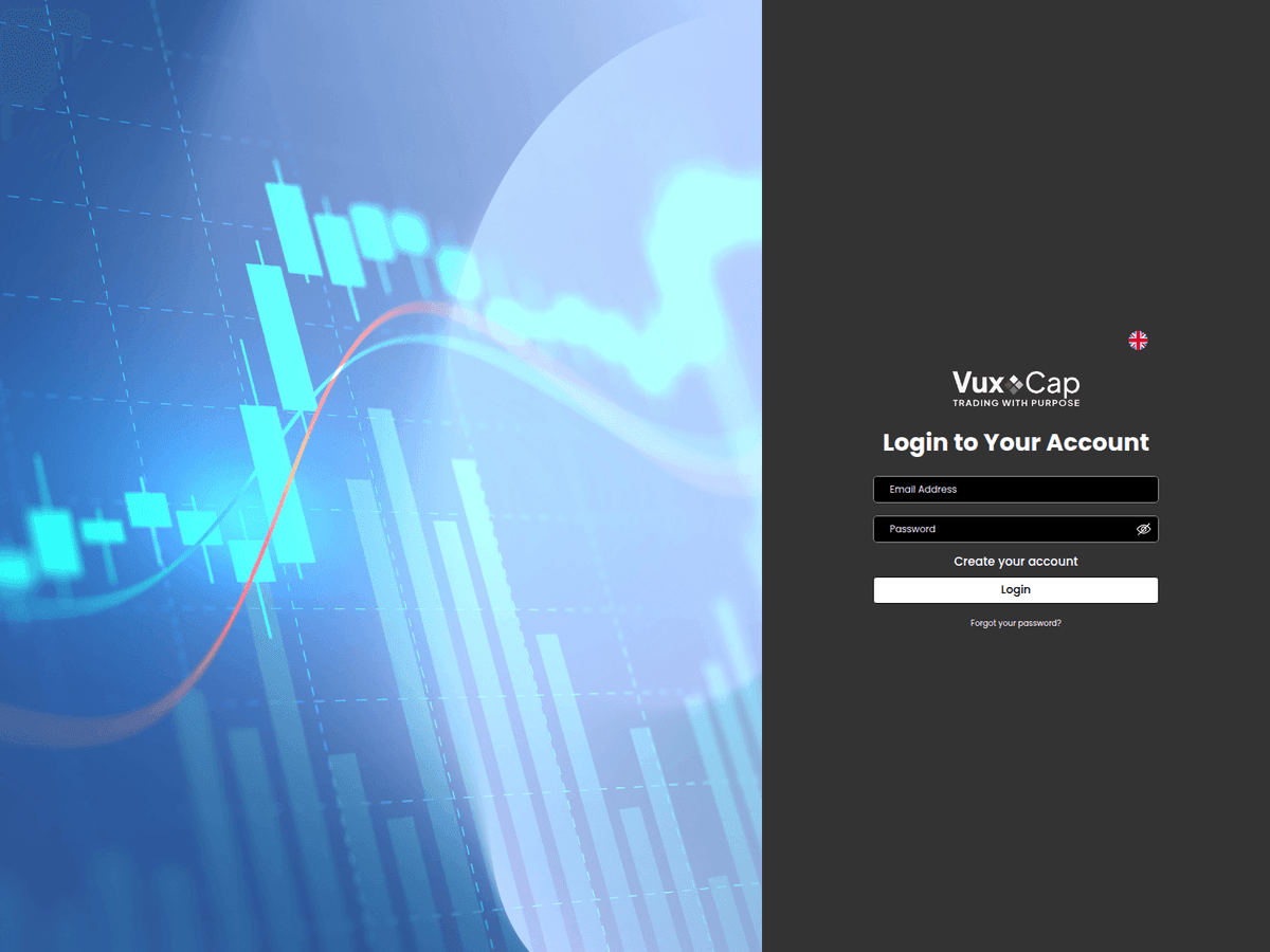 Screenshot der Webseite Vuxocap (vuxocap.co)