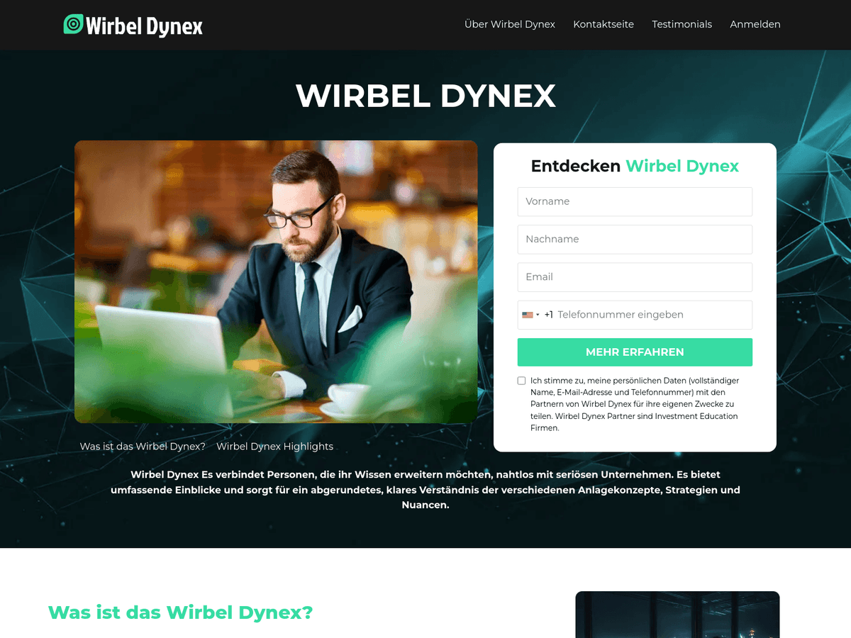 Screenshot von Wirbeldynex
