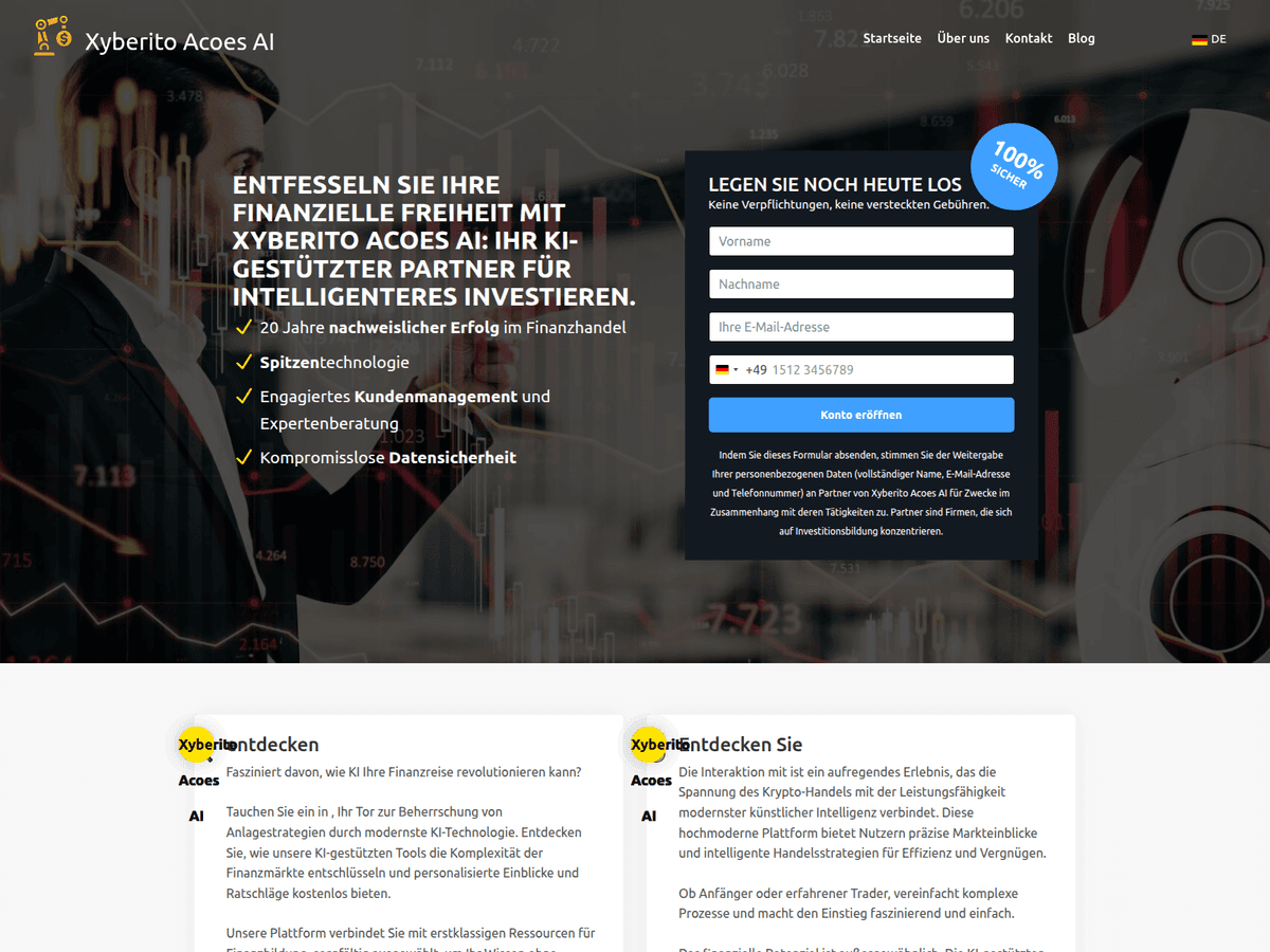Screenshot der Webseite Xyberitoacoesaireview (xyberitoacoesaireview.org)