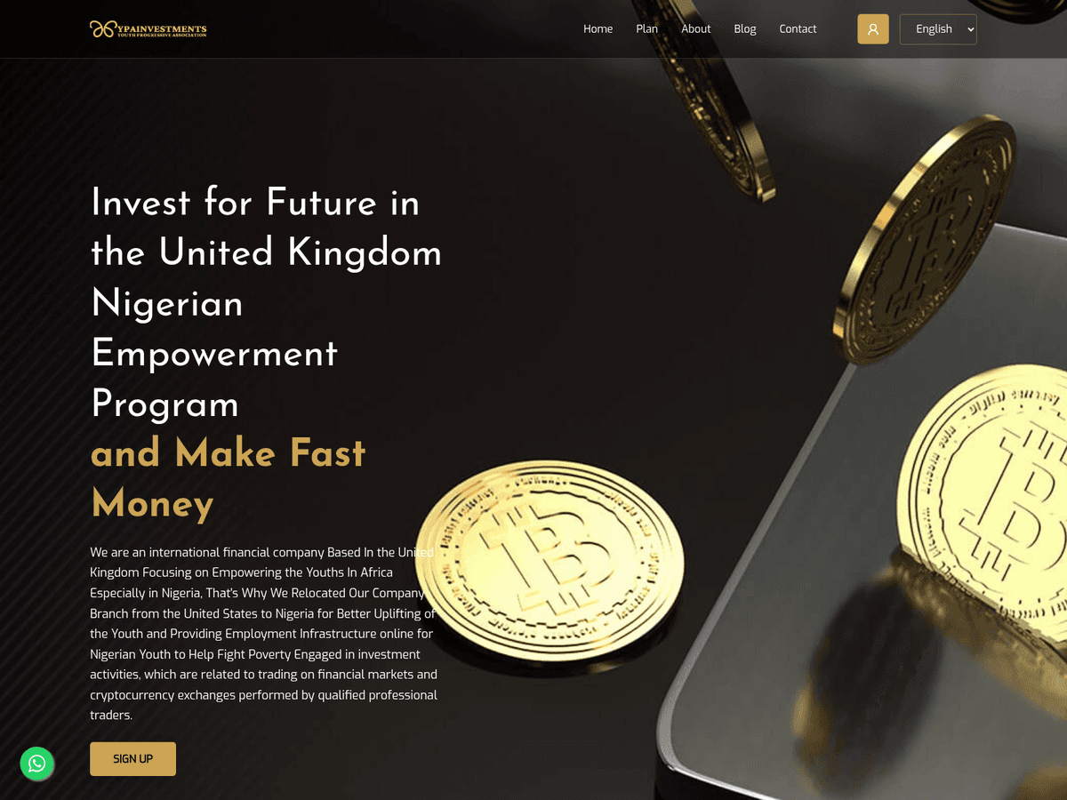 Screenshot von Ypainvestments