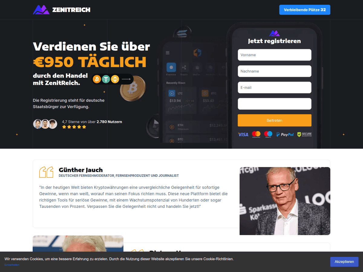 Screenshot von Zenitreich