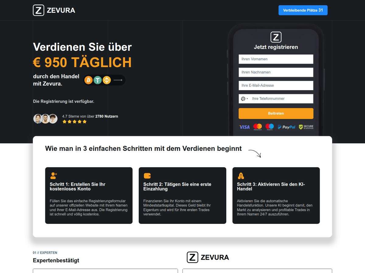 Screenshot von Zevura