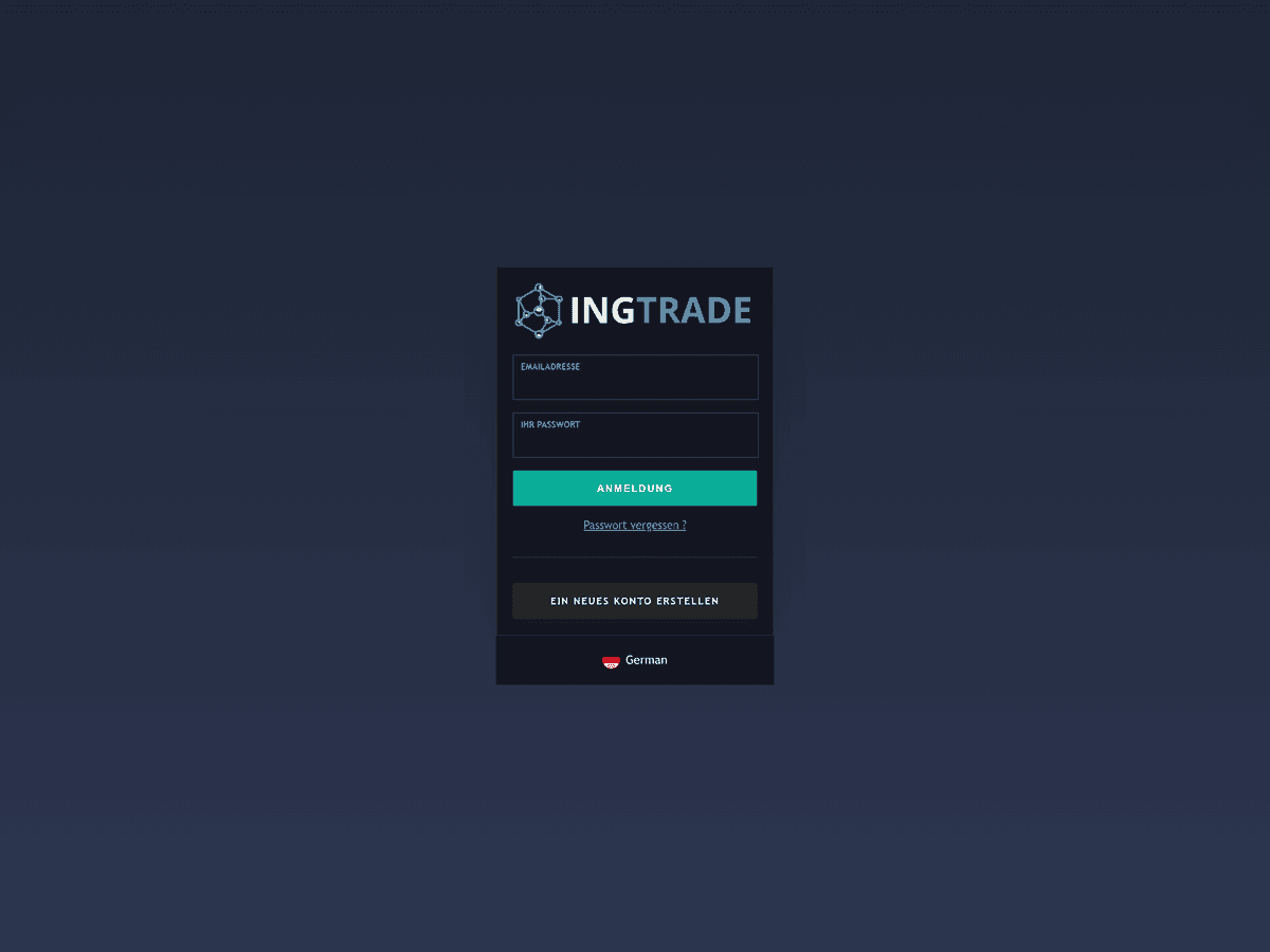 Screenshot der Webseite Ing Trade (ing-trade.com)
