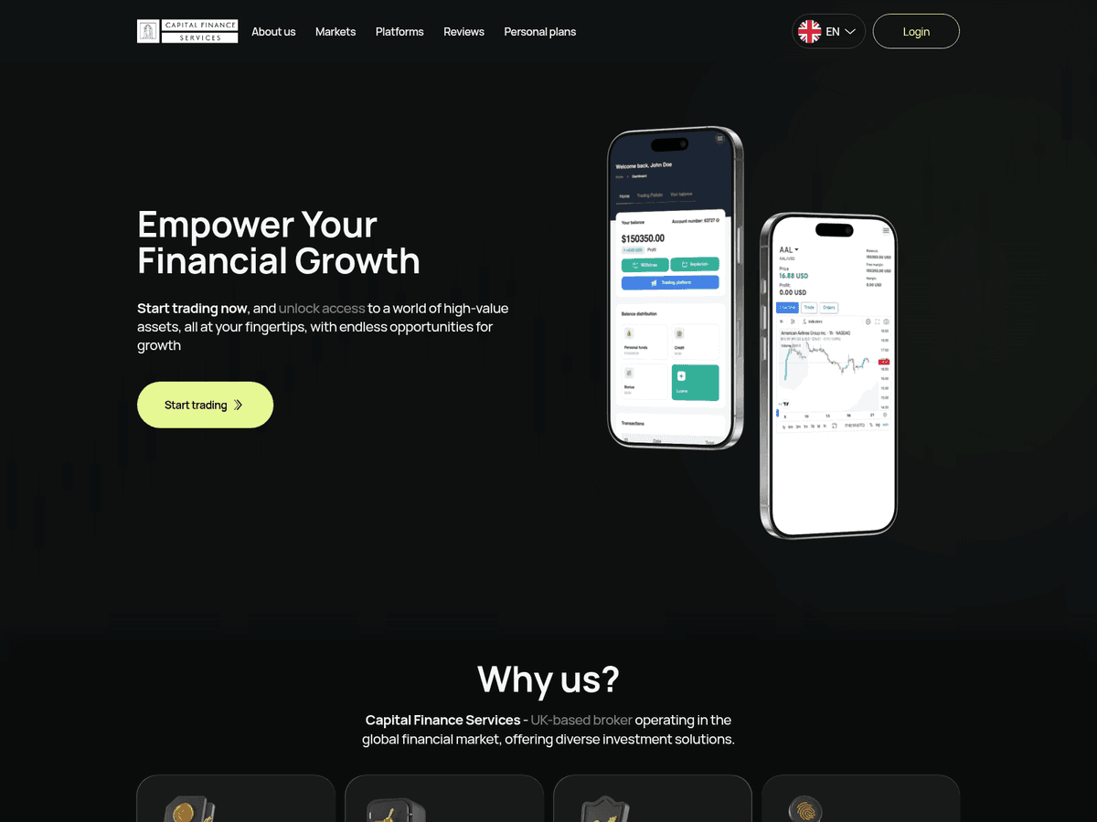 Screenshot der Webseite Strategiesfinltd (strategiesfinltd.com)