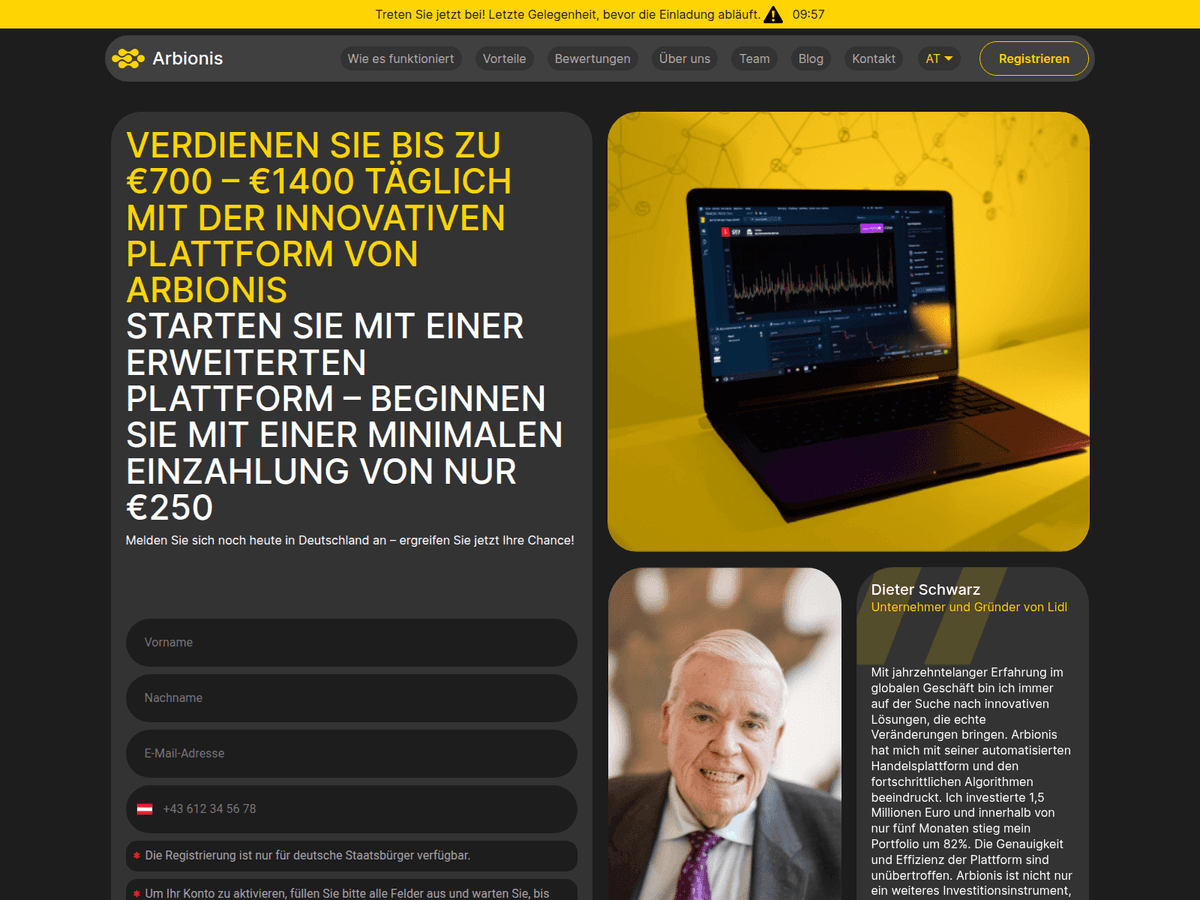 Screenshot von Arbionis At