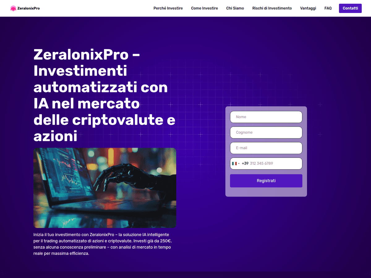Screenshot von Zeralonixpro