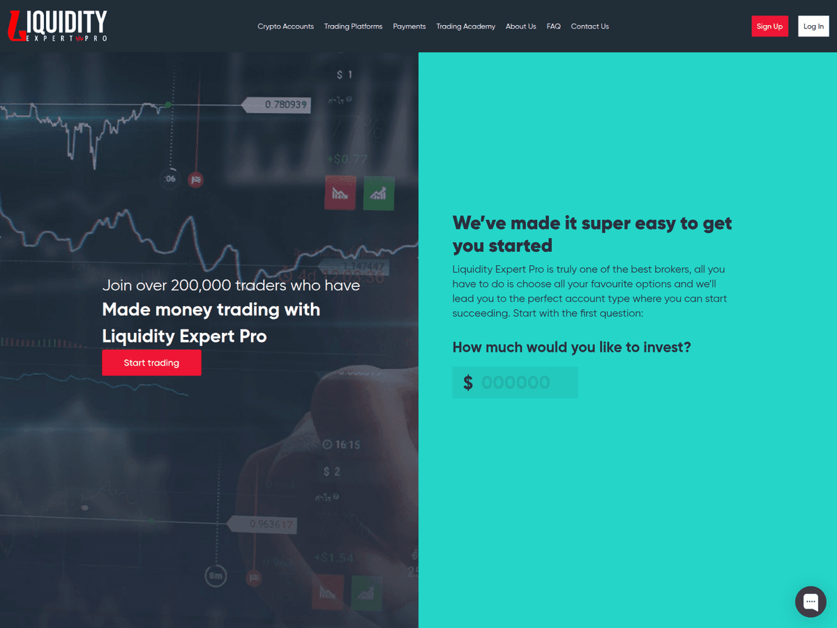 Screenshot von Liquidityexpertpro