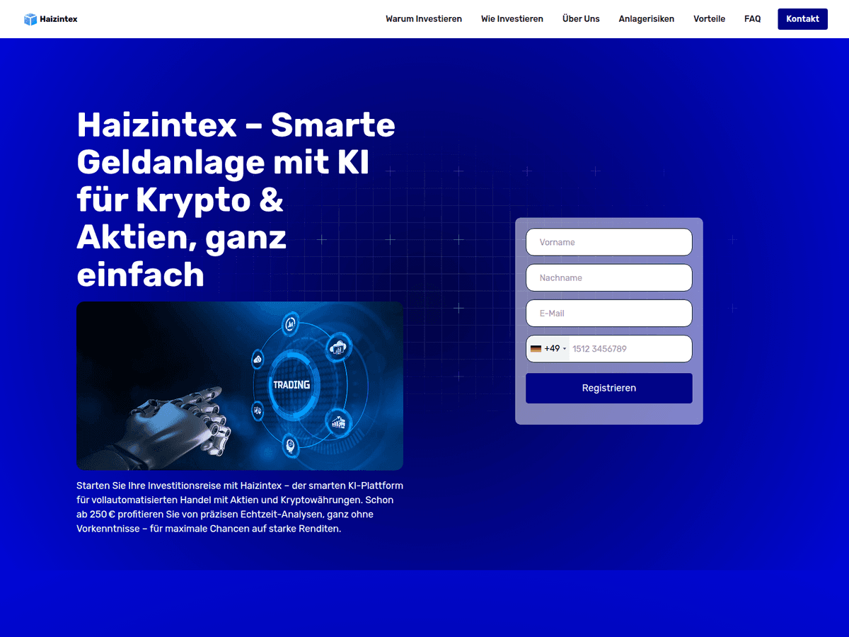 Screenshot von Haizintex De