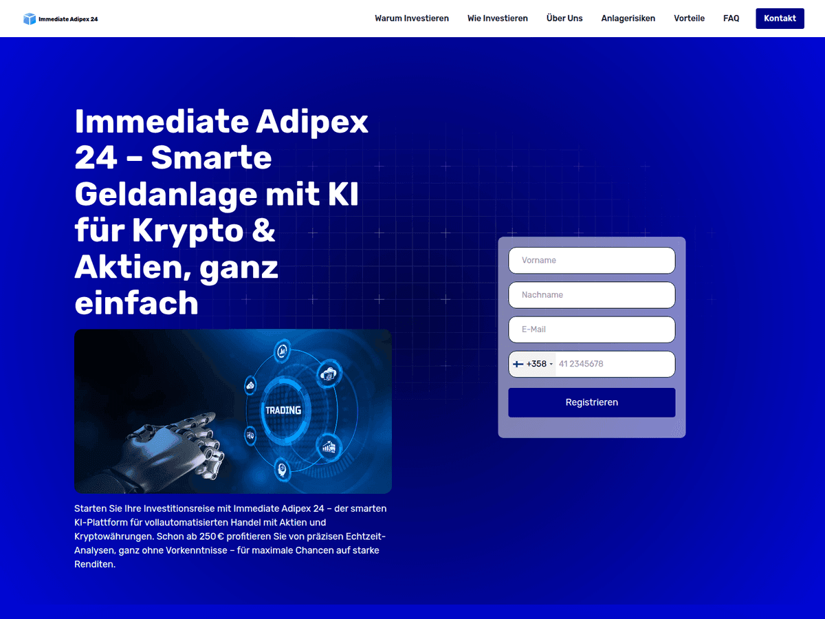 Screenshot von Immediateadipex24