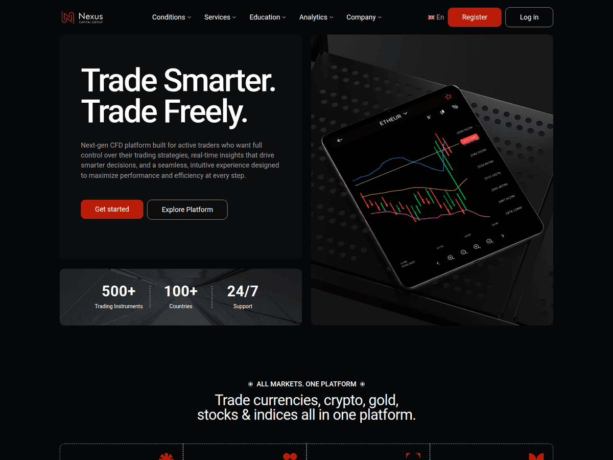 Screenshot von Nexuscapital