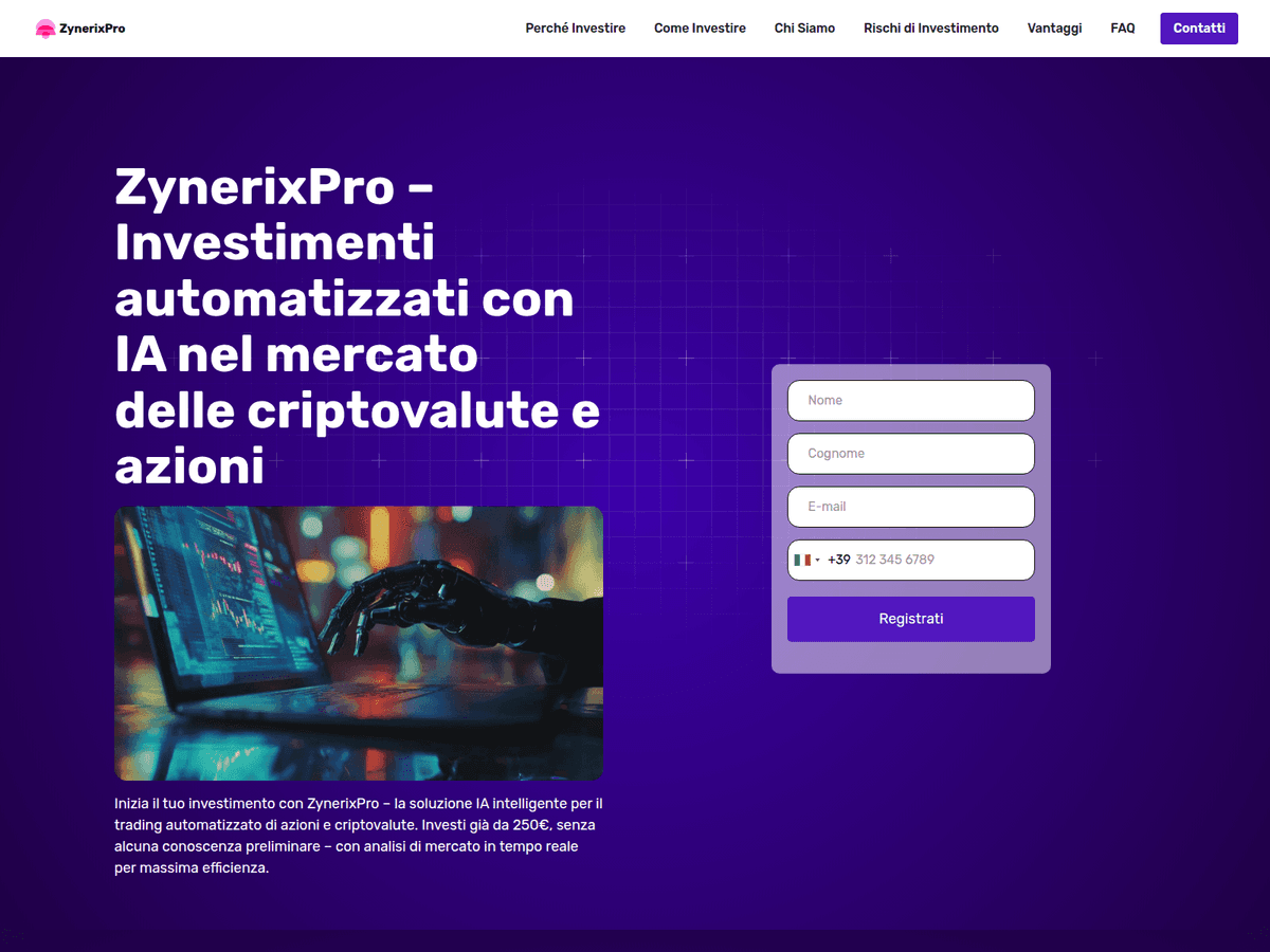 Screenshot von Zynerixproapp