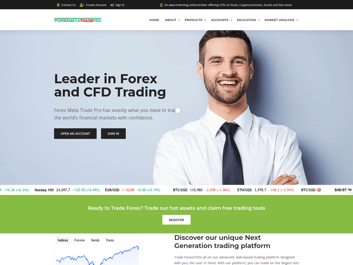 Screenshot von Forexmetatradepro