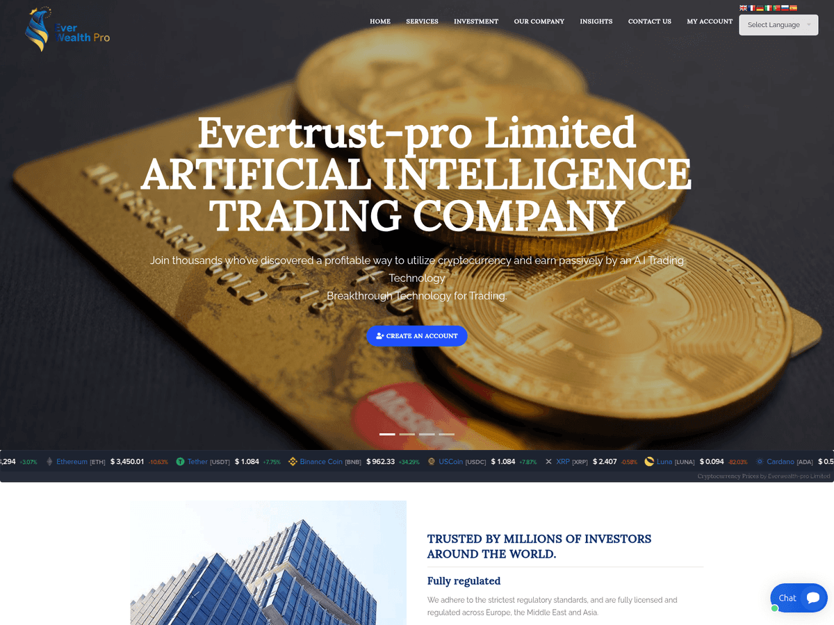Screenshot von Everwealth Pro