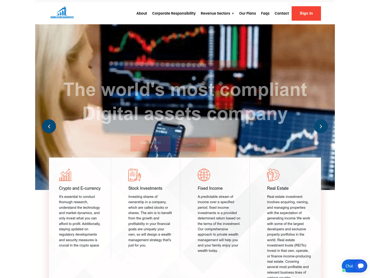 Screenshot von Ruble Resources
