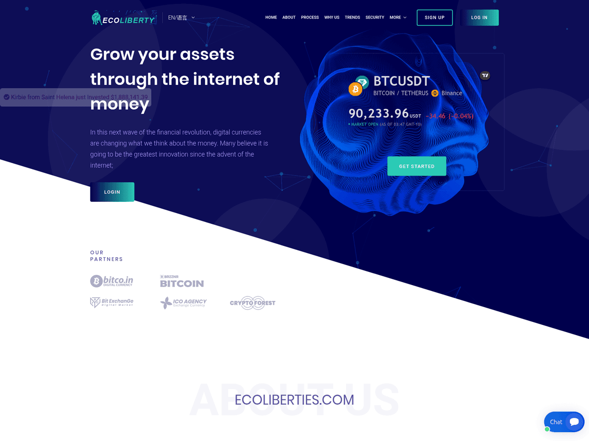 Screenshot von Ecoliberties