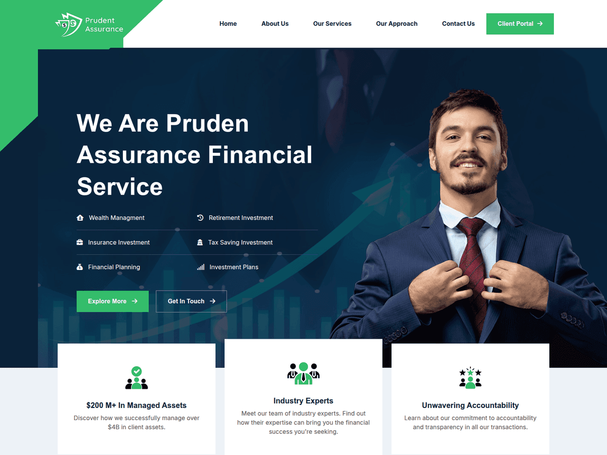 Screenshot von Prudentassurance