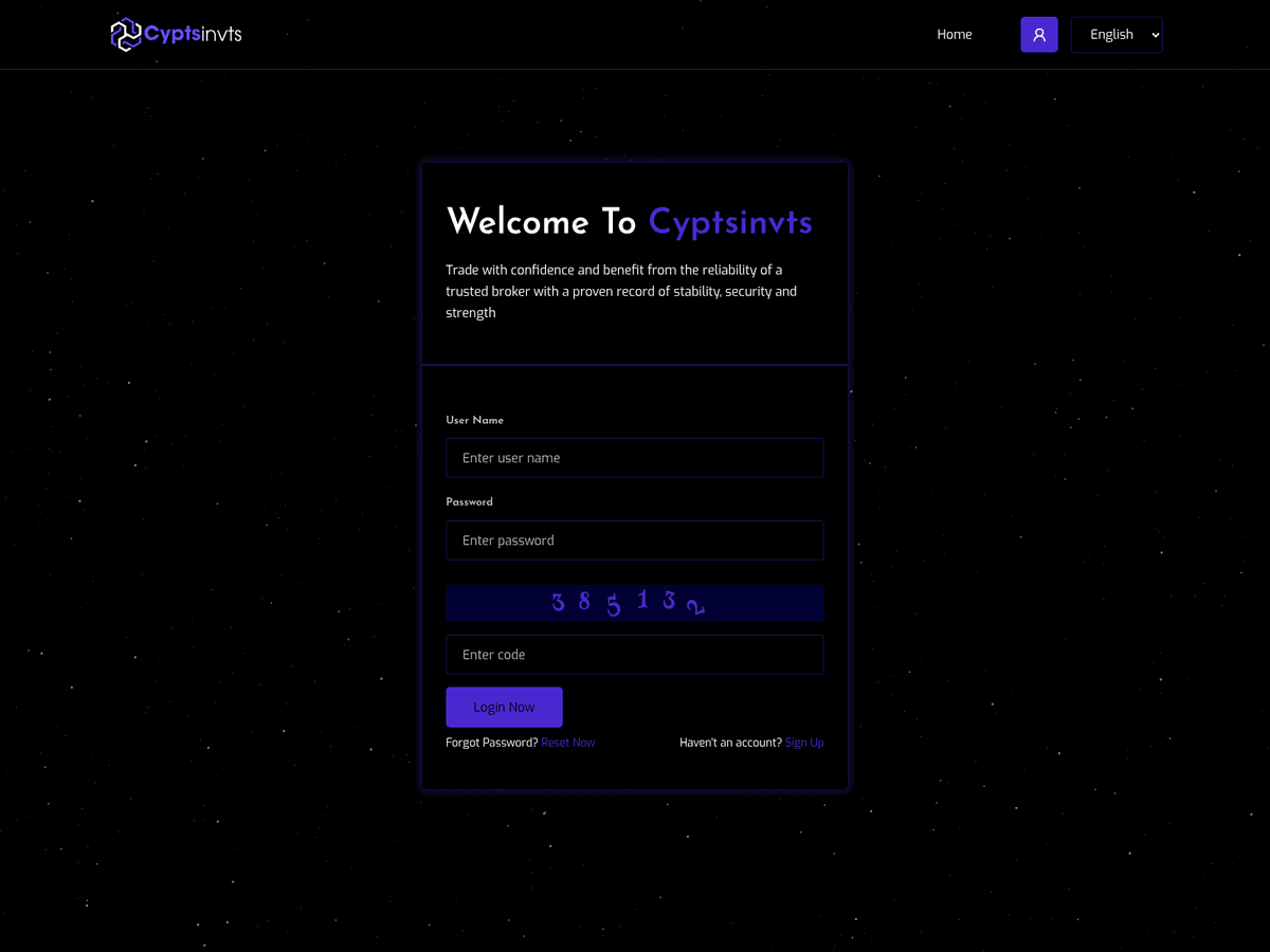 Screenshot von Cyptsinvts