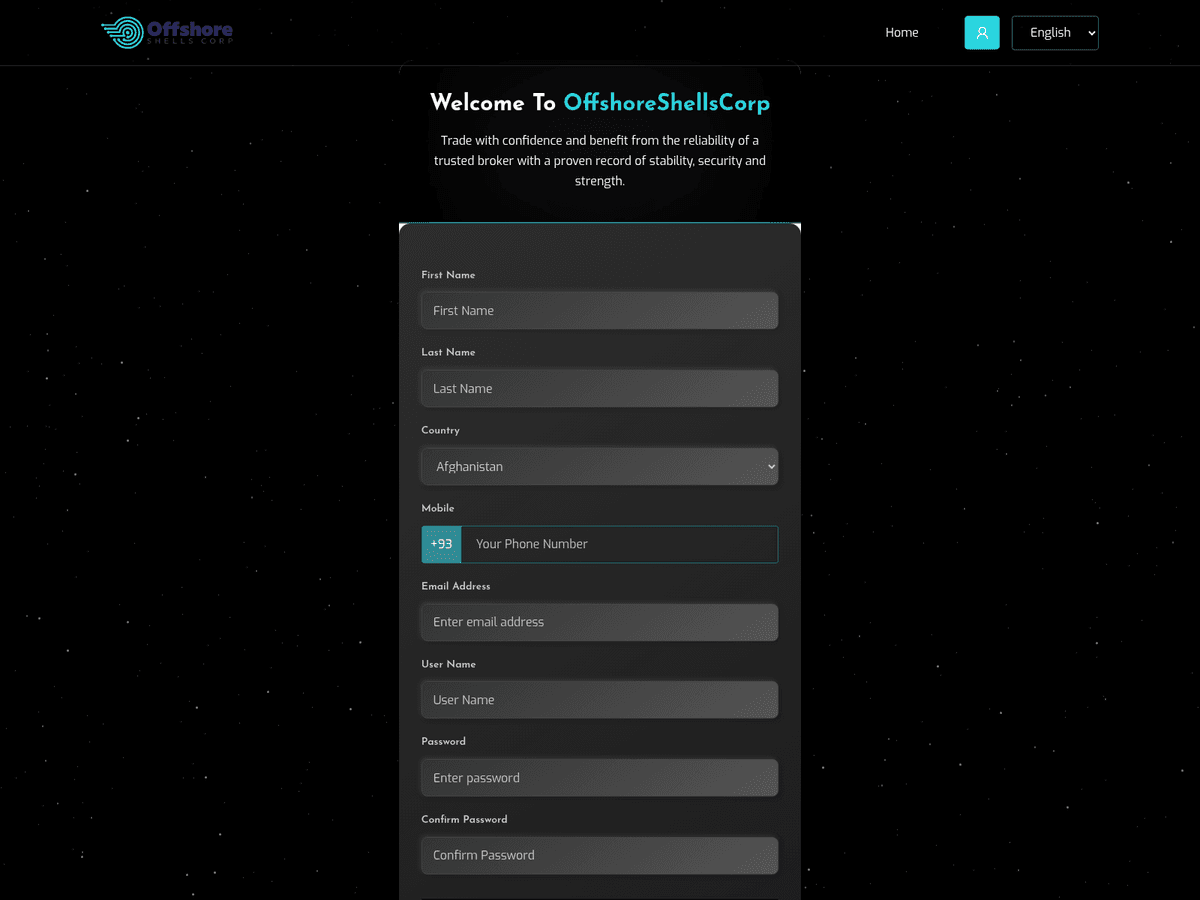 Screenshot von Offshoreshellscorp
