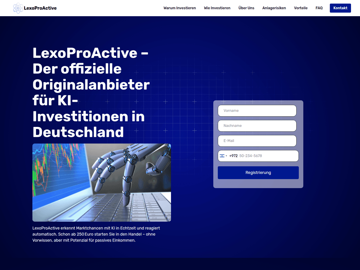 Screenshot von Lexoproactive
