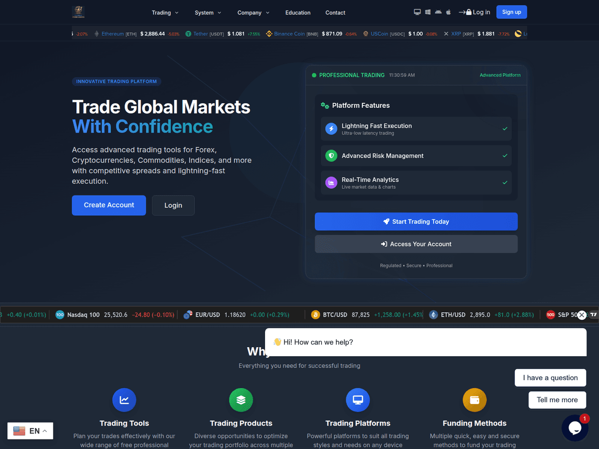 Screenshot von Globalprimeassets