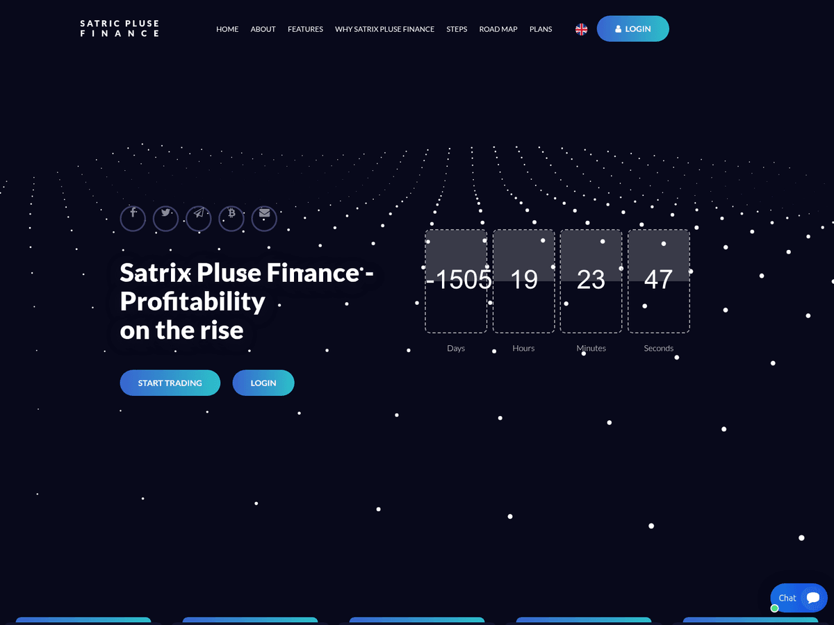 Screenshot der Webseite Satrixplusfinance (satrixplusfinance.xyz)