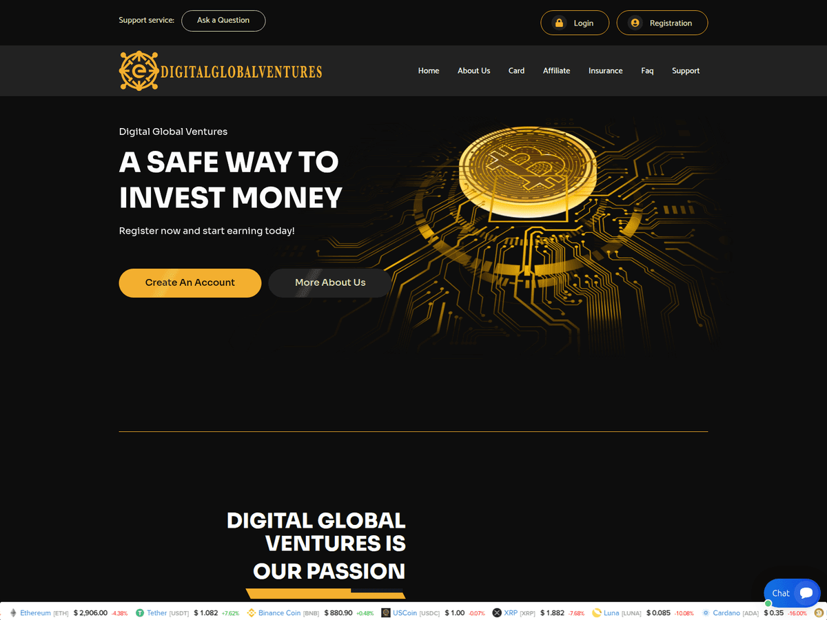 Screenshot von Digitalglobalventure