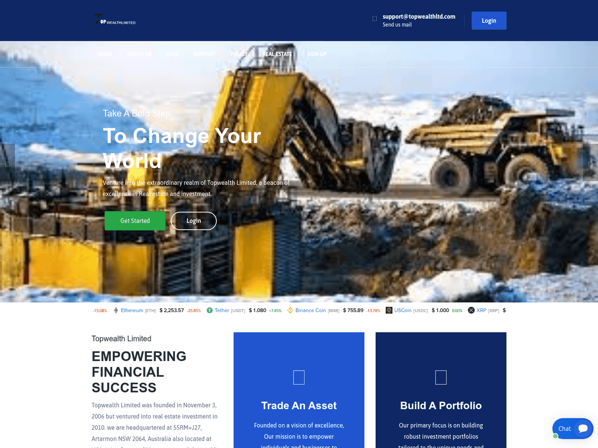 Screenshot von Topwealthltd