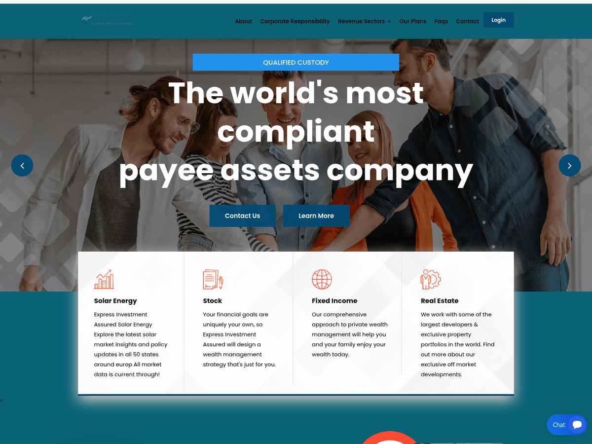 Screenshot von Expressinvestmentassured