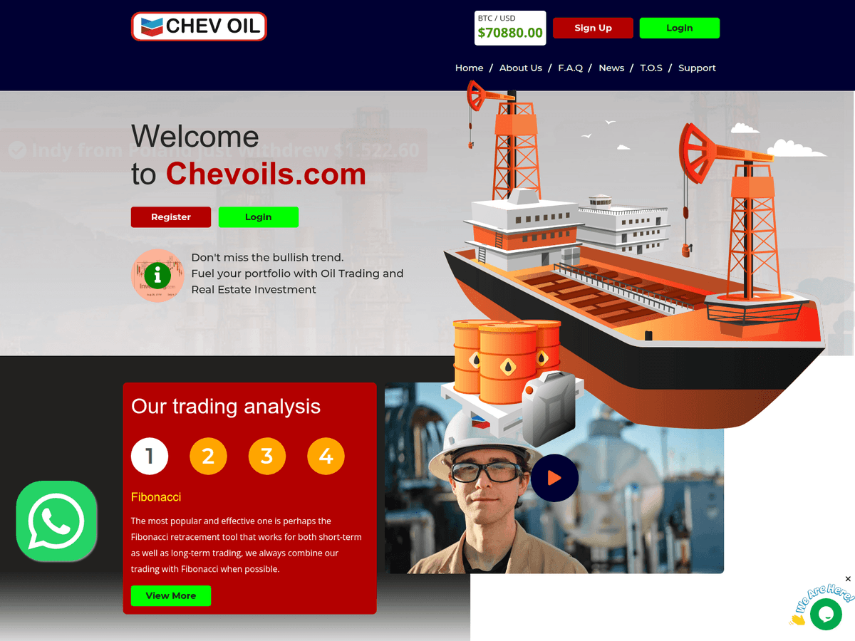 Screenshot von Chevoils
