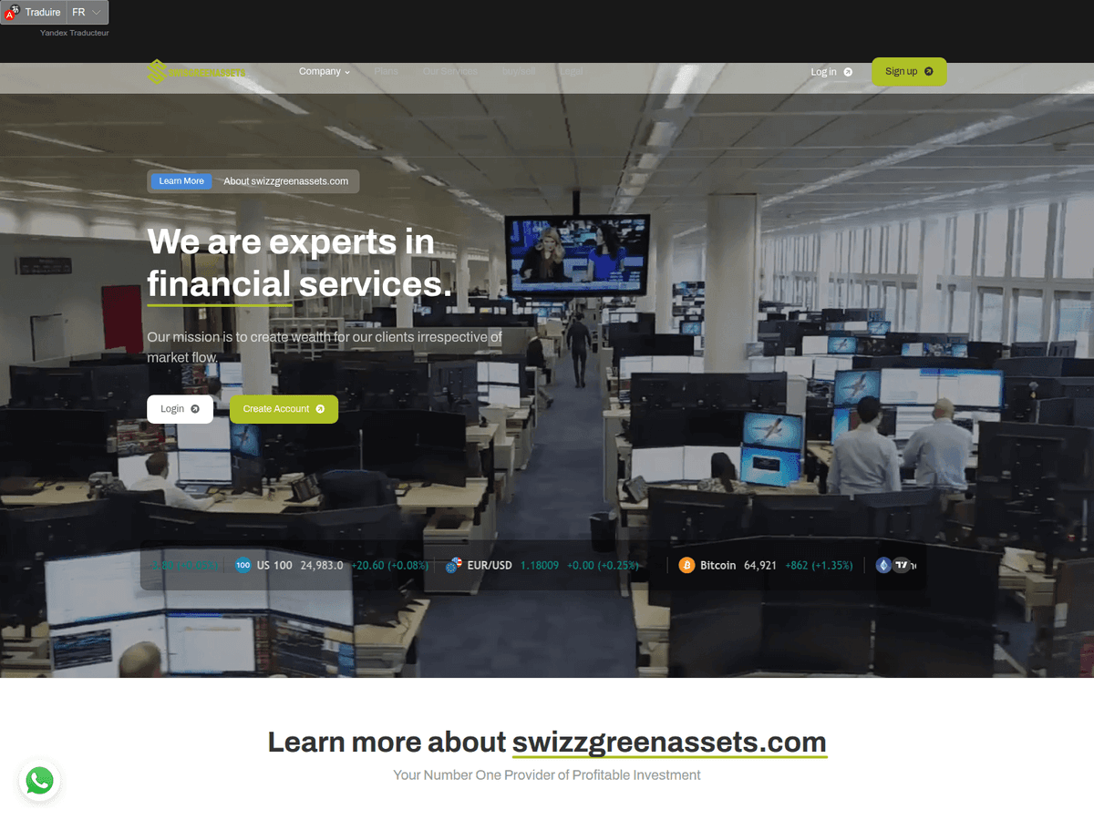 Screenshot von Swizzgreenassets