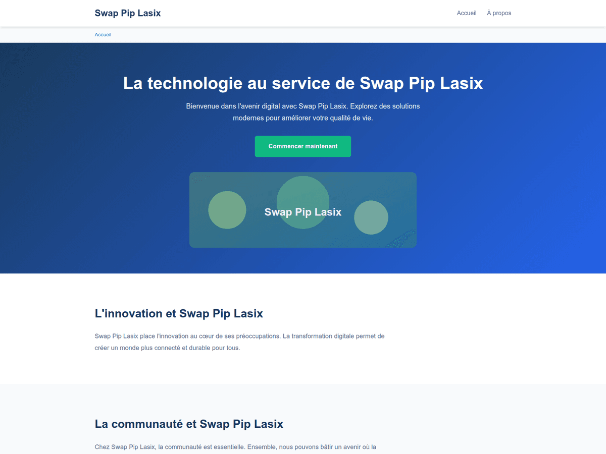 Screenshot von Swap Pip Lasix