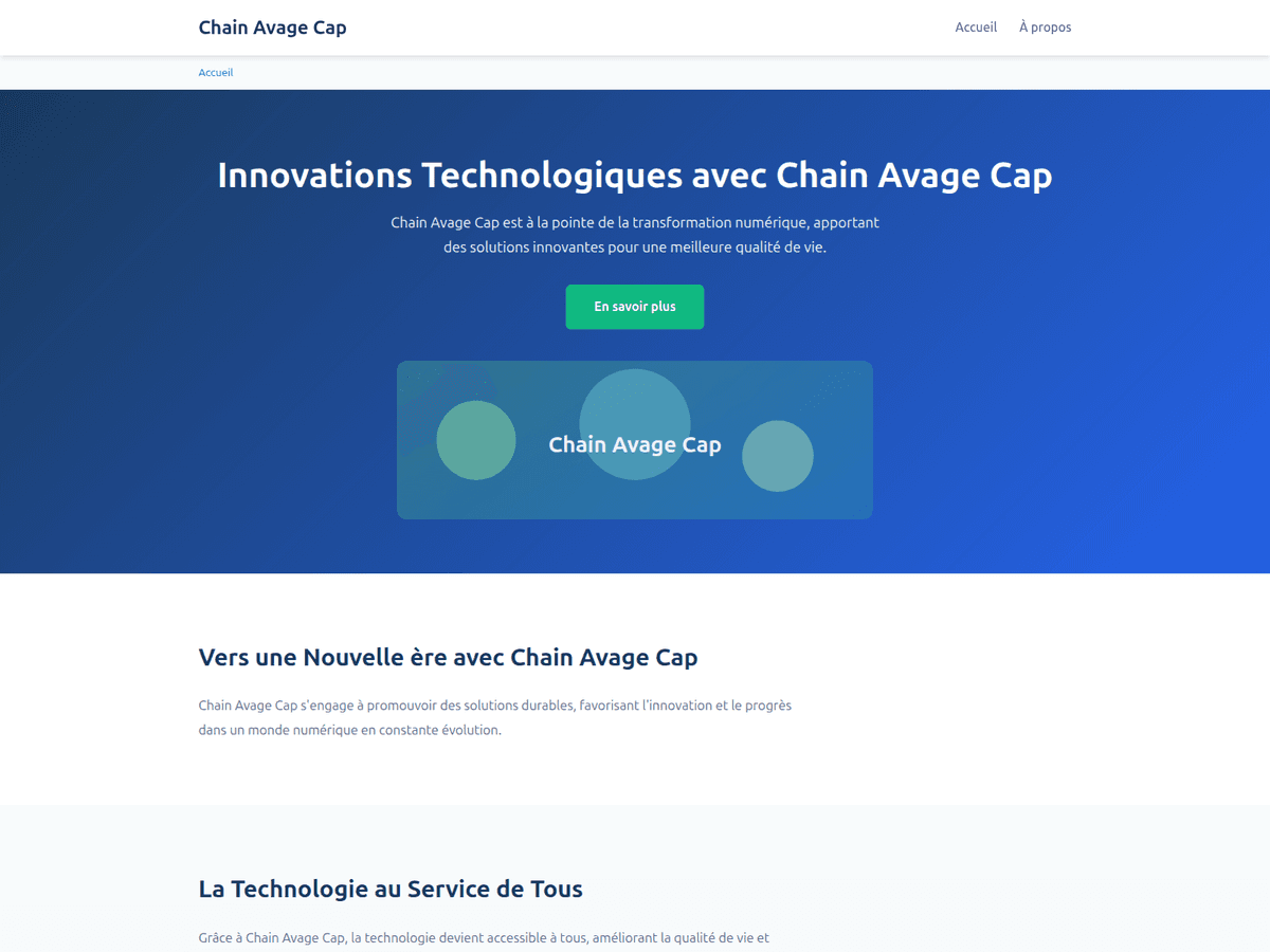 Screenshot von Chain Avage Cap