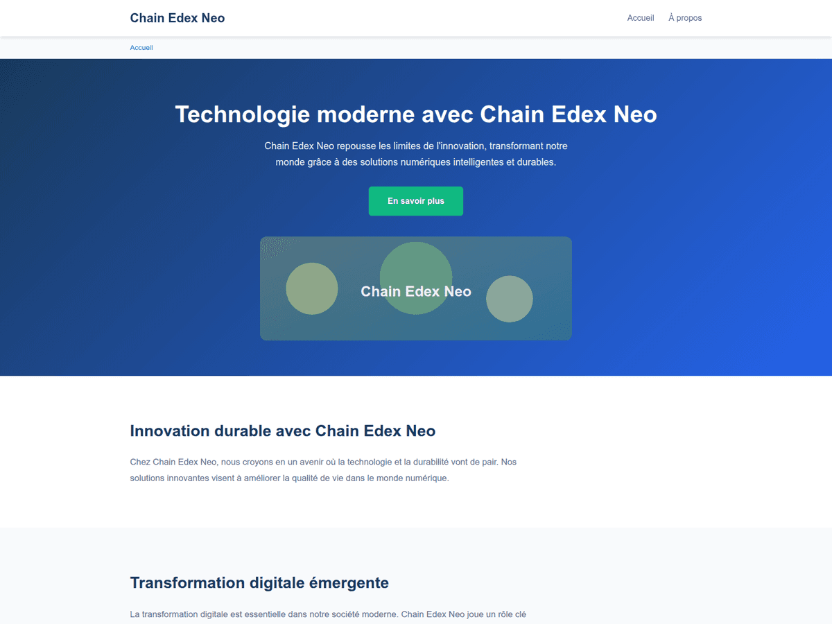 Screenshot von Chain Edex Neo