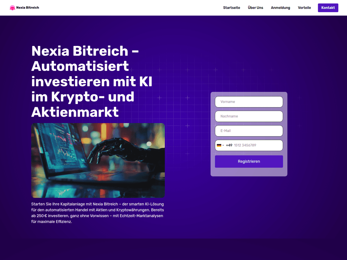 Screenshot von Nexiabitreich