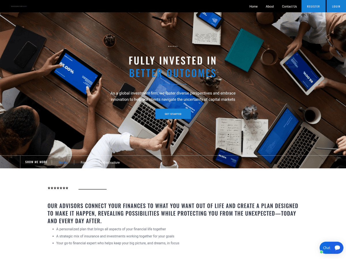 Screenshot der Webseite Phonixtrade (phonixtrade.ltd)