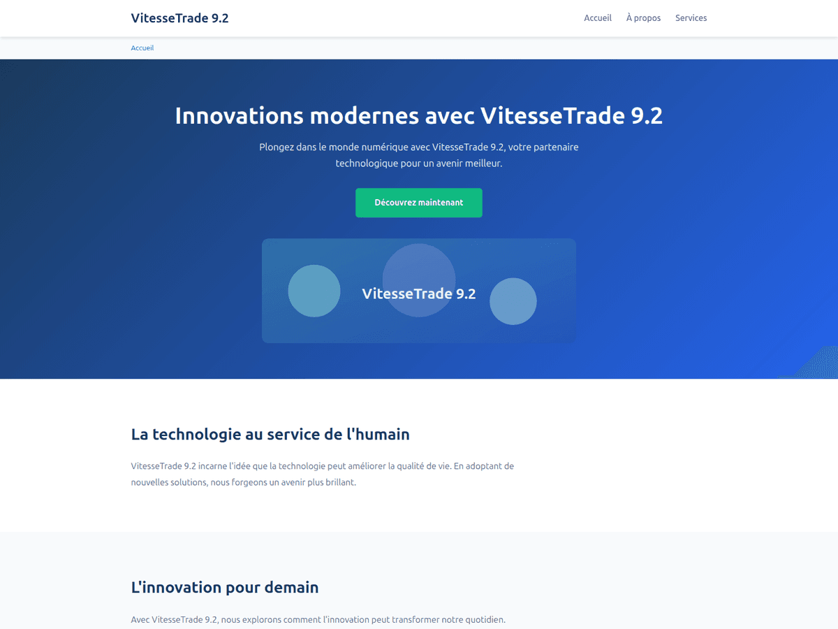 Screenshot von Vitessetrade 92