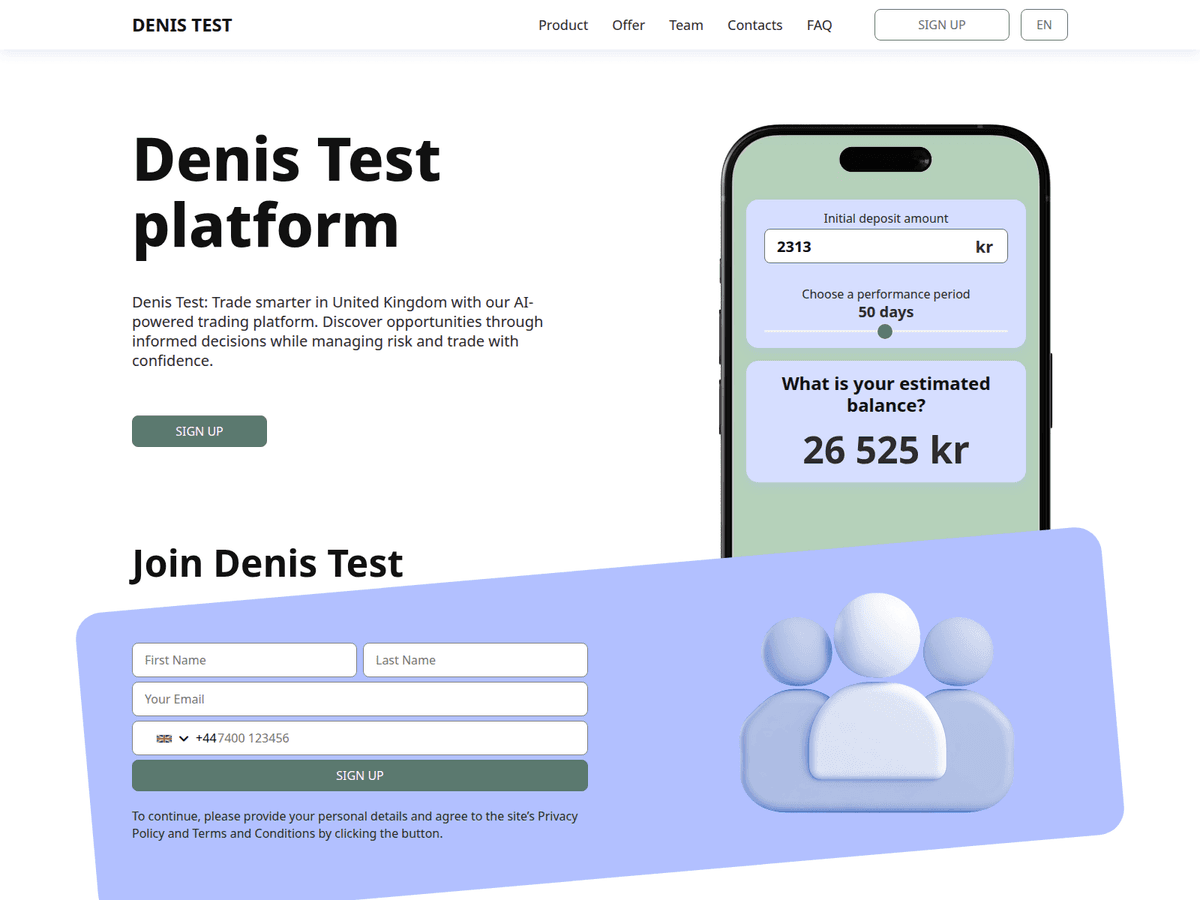 Screenshot der Webseite Prompttest2 (prompttest2.best)