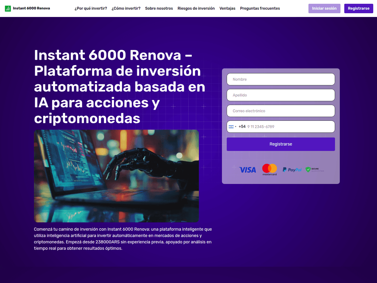 Screenshot von Instant 6000 Renova Ar