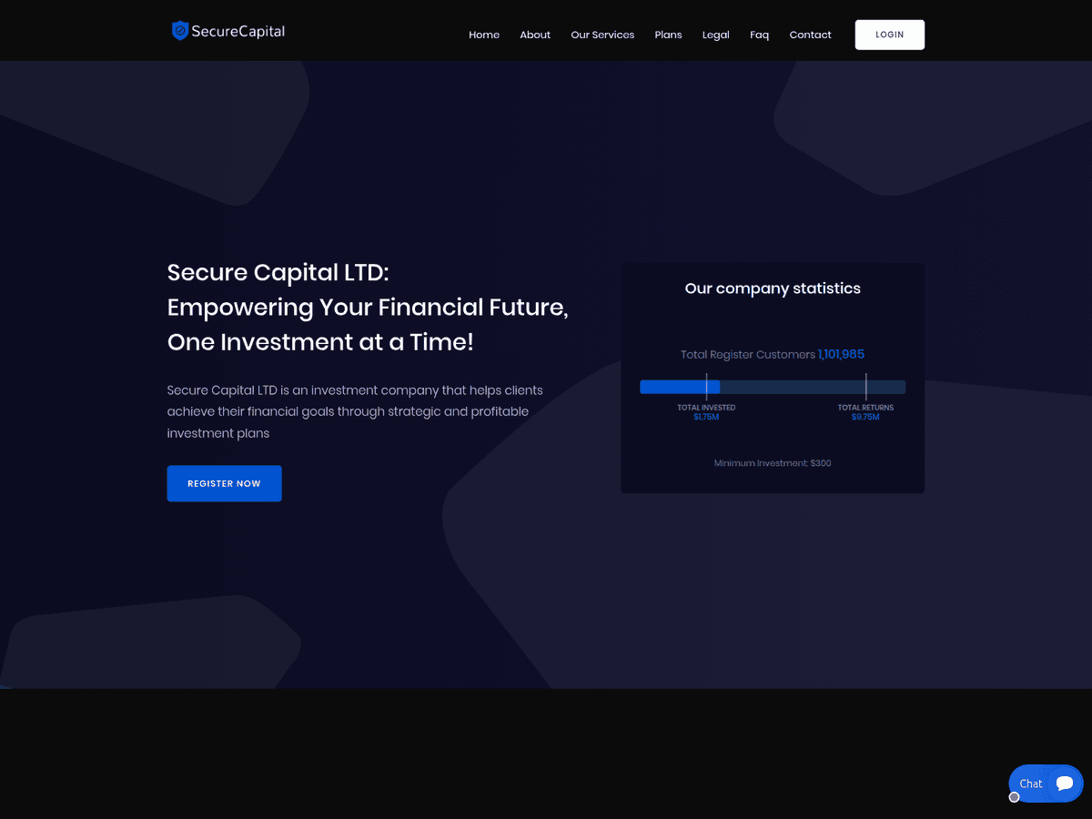Screenshot von Securecapitaltd
