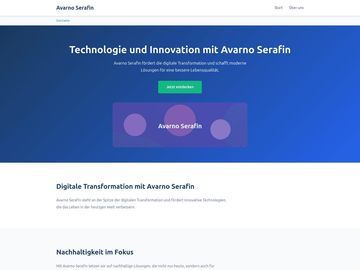 Screenshot von Avarno Serafin