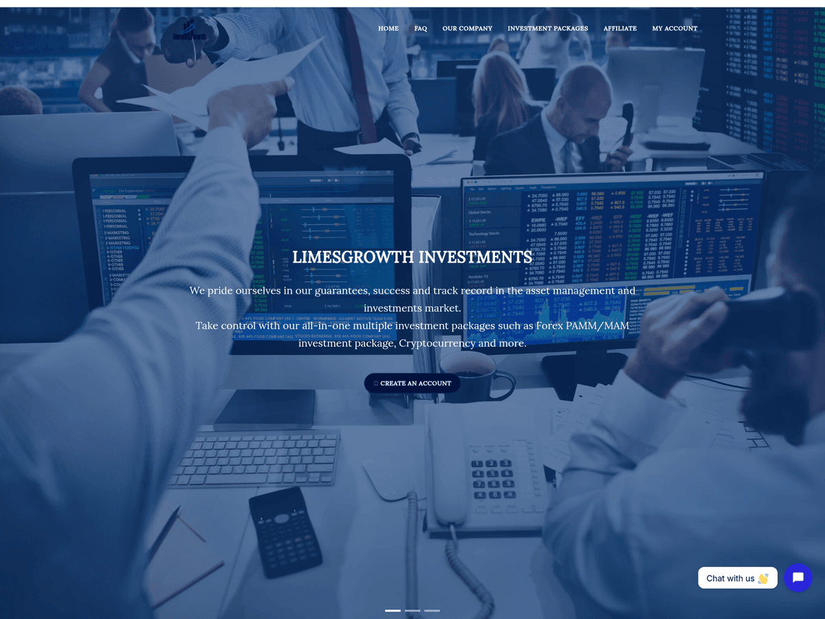 Screenshot von Limesgrowth
