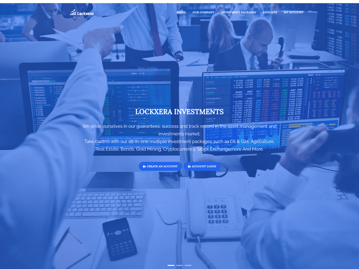 Screenshot von Lockxera