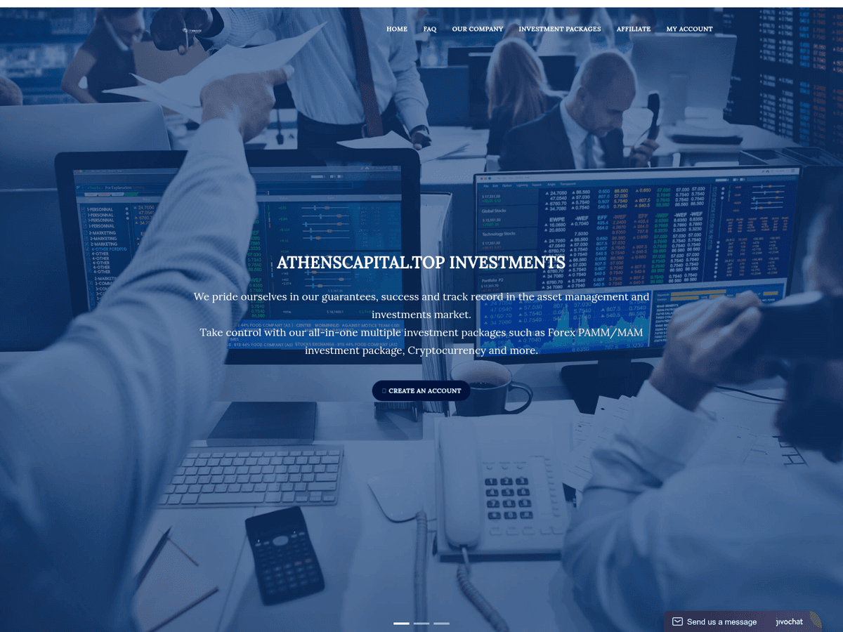 Screenshot von Athenscapital