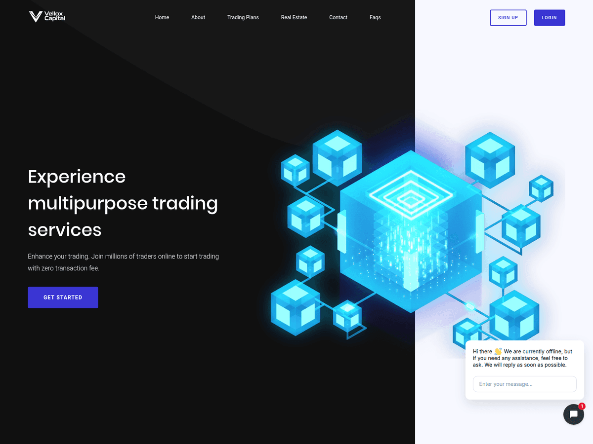 Screenshot von Velloxcapital