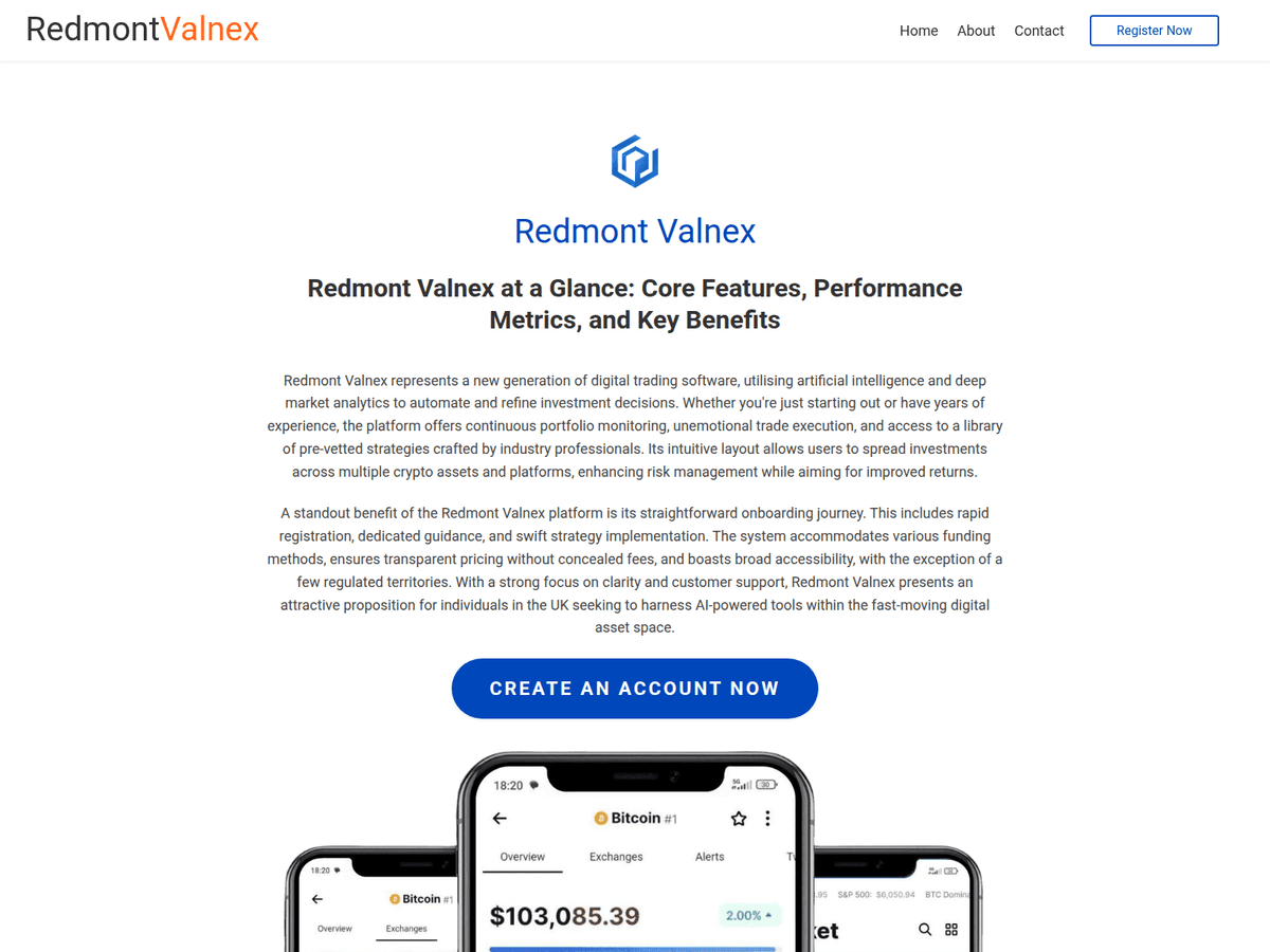 Screenshot von Redmontvalnex Ai